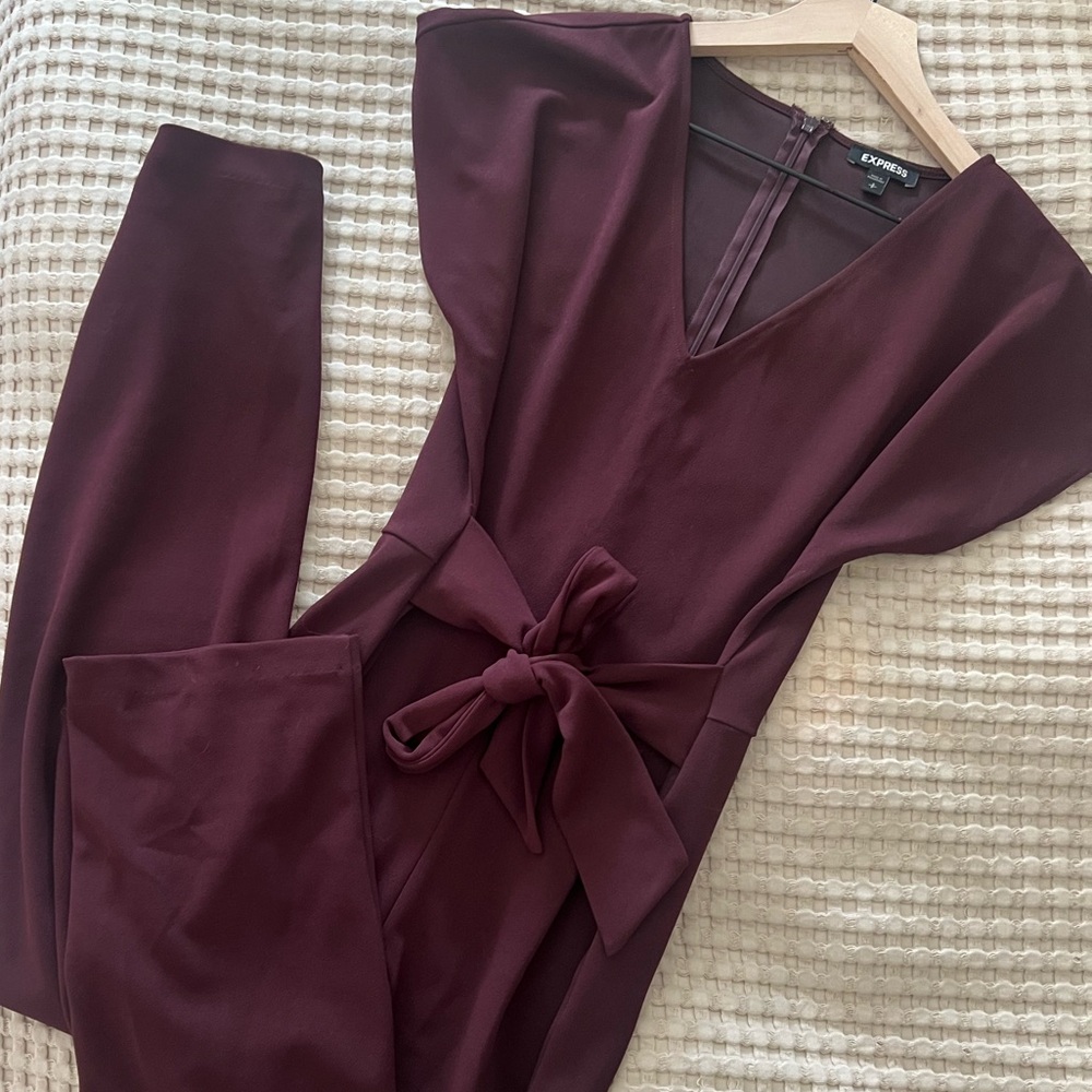 EXPRESS Deep Purple Jumpsuit - S